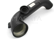 Load image into Gallery viewer, Masata BMW N54 Aluminium Charge Pipe with Genuine HKS BOV (Blow Off Valve) - Fits E82 1M, 135i (E82/E88) & 335i (E90/E91/E92/E93, xDrive) - Black CNC, 1/8 NPT Meth Bung, OEM Fit