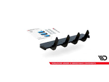 Load image into Gallery viewer, BMW M140i Rear Diffuser V4 - Maxton Design Racing Durability for 1 Series F20 F21 LCI (2015-2019), 10mm ABS, Matte Black/Red Core, fits Maxton M-Power Rear Valance