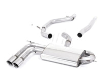 Load image into Gallery viewer, Milltek Sport DPF-Back Exhaust System - Volkswagen Golf Mk6 GTD 2.0 TDI, Audi A3 8P 2.0 TDI, VW Scirocco 2.0 TDI - Non-Resonated, Twin Exit Tips (Black/Polished/Titanium) - 2.75in - SSXAU566