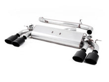Load image into Gallery viewer, Milltek Performance Cat-Back Exhaust for VW Golf R MK7/MK7.5 2.0 TSI EA888 (Non-GPF Only) - 3"/76mm Pipework, Quad Oval Tips, Resonated or Non-Resonated, Valved or Non-Valved - Cerakote Black or Polished