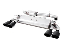 Load image into Gallery viewer, Milltek Performance Cat-Back Exhaust for VW Golf R MK7/MK7.5 2.0 TSI EA888 (Non-GPF Only) - 3"/76mm Pipework, Quad Oval Tips, Resonated or Non-Resonated, Valved or Non-Valved - Cerakote Black or Polished