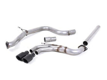 Load image into Gallery viewer, Milltek Non-Resonated Cat-Back Exhaust for Volkswagen Golf GTI MK7/MK7.5 & MK7 GTD | 3" (76.2mm) Large-Bore, GTI Dual Outlet | GT100 Tips (Cerakote Black/Polished/Titanium) | SSXVW333