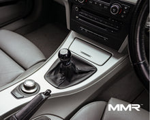 Load image into Gallery viewer, MMR Performance Weighted Billet Gear Shift Knob for BMW 6-Speed Manual - 300g CNC Machined Aluminium, Black Anodised, Includes 6-Speed/Logo Top - Fits All BMW 6MT Models