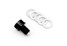 Load image into Gallery viewer, BMW & MINI Magnetic Oil Sump Plug (M12x1.5) – MMR Performance – Fits B58 Engines – Magnetic Drain Plug with 5 Washers – Black Anodised