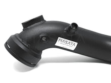 Load image into Gallery viewer, Masata BMW N55 F-Series Aluminium Charge Pipe Upgrade (Chargepipe) - F20 F21 F22 F23 F30 F31 F32 F33 F34 F36 - M135i M235i 335i 435i M2 F87 - 70mm Black, Meth Bung - MST0005