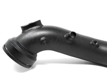 Load image into Gallery viewer, Masata BMW N55 F-Series Aluminium Charge Pipe Upgrade (Chargepipe) - F20 F21 F22 F23 F30 F31 F32 F33 F34 F36 - M135i M235i 335i 435i M2 F87 - 70mm Black, Meth Bung - MST0005