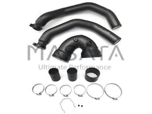 Load image into Gallery viewer, Masata Aluminium Charge Pipe & J-Pipe Kit for BMW S55 | M2 Competition/CS F87, M3 F80, M4 F82 F83 | Turbo to Intercooler Pipe Upgrade | MST0010