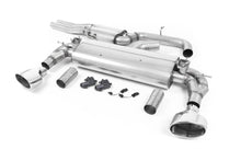 Load image into Gallery viewer, Milltek Sport Valved Cat-Back Exhaust for Audi RS3 8V Saloon/Sedan (2015–Present) - Resonated or Non-Res, OPF/GPF Compatible, EC-Approved Options, 3.0in - Cerakote Black, Polished, Burnt Titanium or Titanium Oval Tips
