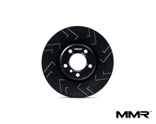 Load image into Gallery viewer, MMR Performance Front Brake Discs/Rotors 340x30mm for BMW F2x F3x 1 2 3 4 Series (F20 F21 F22 F23 F30 F31 F32 F33) M Sport Blue Calipers | Grooved 2-Piece High Carbon | Fast Road & Track | R90 Approved