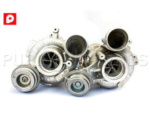 Load image into Gallery viewer, Pure Turbos Stage 2 Hybrid Turbochargers for BMW S63/S63TU (M5 M6 X5M X6M F10 F06 F12 F13 F85 F86 E70 E71) - CNC Machined, VSR Balanced - Core Exchange - PT014