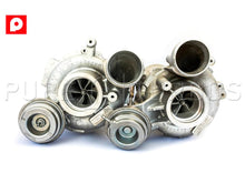 Load image into Gallery viewer, Pure Turbos Stage 2 Hybrid Turbochargers for BMW S63/S63TU (M5 M6 X5M X6M F10 F06 F12 F13 F85 F86 E70 E71) - CNC Machined, VSR Balanced - Core Exchange - PT014