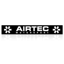 Load image into Gallery viewer, Official AIRTEC Motorsport Printed Sunstrip – Black Windscreen/Windshield Banner 130cm x 22cm, Universal Fit for Cars & Vans, White Logo Decal