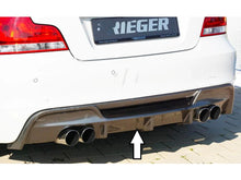 Load image into Gallery viewer, Rieger Rear Quad Diffuser for BMW 1 Series E82/E88 (Coupe & Convertible) - M-Technic/M Sport Rear Bumper - Fits 118i 120i 128i 135i - 4x80mm Quad Exhaust
