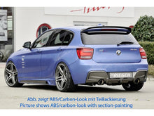 Load image into Gallery viewer, Rieger BMW 1 Series F20 Side Skirts with Aluminium Mesh Cutout (2010-2018) - Left & Right ABS Pair - Fits 116i 118i 120d M135i - Made in Germany