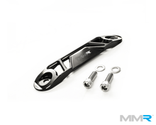 Load image into Gallery viewer, MMR Rear Underbody Chassis Brace (Tunnel Brace) for MINI F56/F55/F54 (2013+) – Billet T-6061 Aluminium, Gloss Black Anodised – Bolt-On Handling Upgrade, Improves Exhaust Clearance – Cooper, Cooper S, Cooper SD, JCW