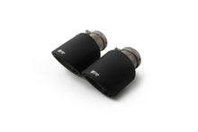 Load image into Gallery viewer, Remus 102mm Tailpipe Set (Pair) with New R Logo - Exhaust Tips for BMW 1 Series F40 M135i xDrive & MINI F54 JCW Clubman ALL4 (GPF) | Fits Remus Systems | Chrome or Carbon/Titanium | Also Fits MINI F56 Cooper S