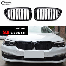Load image into Gallery viewer, Replacement Front Kidney Grilles for BMW 5 Series G30 G31 & F90 M5 Pre-LCI 2017–2019 | OEM Style Upgrade | Single/Double Slat, Gloss/Matte/Carbon Look