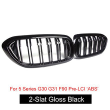 Load image into Gallery viewer, Replacement Front Kidney Grilles for BMW 5 Series G30 G31 & F90 M5 Pre-LCI 2017–2019 | OEM Style Upgrade | Single/Double Slat, Gloss/Matte/Carbon Look