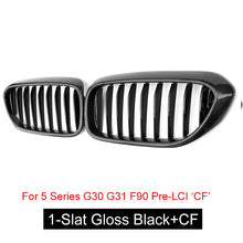 Load image into Gallery viewer, Replacement Front Kidney Grilles for BMW 5 Series G30 G31 & F90 M5 Pre-LCI 2017–2019 | OEM Style Upgrade | Single/Double Slat, Gloss/Matte/Carbon Look