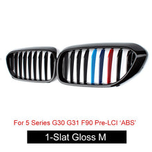 Load image into Gallery viewer, Replacement Front Kidney Grilles for BMW 5 Series G30 G31 & F90 M5 Pre-LCI 2017–2019 | OEM Style Upgrade | Single/Double Slat, Gloss/Matte/Carbon Look