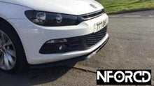 Load image into Gallery viewer, VW Scirocco MK3 Front Splitter 2008-2014 | Gloss Black ABS Plastic Front Bumper Lip Spoiler by KSB | Direct Fit with Fitting Kit | UK Made