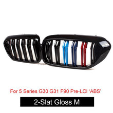 Load image into Gallery viewer, Replacement Front Kidney Grilles for BMW 5 Series G30 G31 & F90 M5 Pre-LCI 2017–2019 | OEM Style Upgrade | Single/Double Slat, Gloss/Matte/Carbon Look