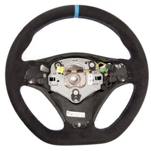 Load image into Gallery viewer, BMW M3 E90 E92 E93 M Performance Alcantara Steering Wheel - Genuine OEM, Tri-Colour Stitching, DCT/SMG Drivelogic - Part 32302212773
