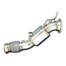 Load image into Gallery viewer, Stone Exhaust Eddy Catalytic Downpipe (High Flow Catted) for BMW B46D G20/G21/G22/G23/G26/G30 G01/G02 OPF/GPF | 320i 330i 420i 430i 530i xDrive X3/X4 20i/30i | Euro 6 | UK MOT Friendly | No CEL | SUS304 | A224NE