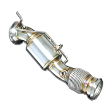 Load image into Gallery viewer, Stone Exhaust Eddy Catalytic Downpipe (High Flow Catted) for BMW B46D G20/G21/G22/G23/G26/G30 G01/G02 OPF/GPF | 320i 330i 420i 430i 530i xDrive X3/X4 20i/30i | Euro 6 | UK MOT Friendly | No CEL | SUS304 | A224NE
