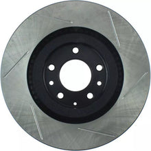 Load image into Gallery viewer, StopTech Mazda RX-8 RX8 Sport Slotted 1-Piece Brake Discs/Rotors (2002-2012) - Front 323mm, Rear 301mm - 5x114.3 PCD - E-Coated, Direct-Fit Upgrade - 126.45071SL/SR, 126.45072SL/SR