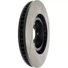 Load image into Gallery viewer, StopTech Sport Slotted Front Brake Disc for Toyota MR2 SW20 (1989-1999) - 323mm Vented High-Carbon Rotor, Black E-Coated, 5x114.3 - LH/RH - 126.44103SL / 126.44104SR