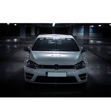 Load image into Gallery viewer, Official AIRTEC Motorsport Printed Sunstrip – Black Windscreen/Windshield Banner 130cm x 22cm, Universal Fit for Cars & Vans, White Logo Decal