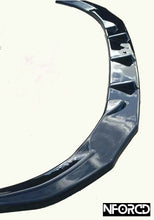 Load image into Gallery viewer, KSB Front Splitter for VW Transporter T6 (2015-2019) - Gloss Black ABS OEM+ Front Lip Spoiler | UK Made | Direct Fit | Fitting Hardware Included | VW T6 Bumper Splitter