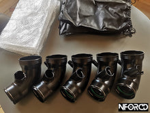 Load image into Gallery viewer, BMW B58 High-Flow Aluminium Turbo Inlet Elbow / Intake Pipe Upgrade | Improves Airflow, Spool & Induction Sound | Compatible with Osprey B58 Intake | Nforcd