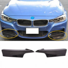 Load image into Gallery viewer, BMW 3 Series F30 F31 M Sport Front Lip Splitter 2011–2017 | Gloss Black or Carbon Fibre Style ABS Front Bumper Chin Spoiler