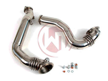 Load image into Gallery viewer, Wagner Tuning BMW N54 70mm Catless/Decat Downpipes SS304 – E82/E88 135i, E82 1M, E90/E91/E92/E93 335i 335xi 335is – Direct Fit with Flex Section – PN 500001002