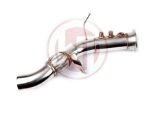 Load image into Gallery viewer, Wagner Tuning BMW 335d Diesel Catless Downpipe SS304 Stainless Steel – E90 E91 E92 E93 | Fits 535d E60/E61, 635d E63/E64, X3 E83 3.0sd, X5 E70 3.0sd, X6 E71 35dX | Decat Performance Upgrade | PN 500001009