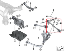 Load image into Gallery viewer, Verkline Rear Adjustable Toe Links With Lockout Kit (Pair) - Z4 G29