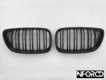 Load image into Gallery viewer, BMW 1 Series F20 F21 Facelift Full Body Kit for M140i & M135i LCI - Front Splitter, Side Skirts, Aggressive Rear Diffuser, Boot Spoiler, Gloss Black Kidney Grilles & M-Style Mirror Caps | Nforcd