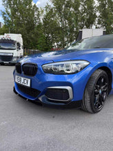 Load image into Gallery viewer, BMW 1 Series F20 F21 LCI Facelift Front Splitter Lip & Side Skirts Gloss Black ABS Body Kit 2015-2019 | Fits 114d-125i, M135i, M140i