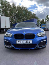 Load image into Gallery viewer, BMW 1 Series F20 F21 Facelift Full Body Kit for M140i & M135i LCI - Front Splitter, Side Skirts, Aggressive Rear Diffuser, Boot Spoiler, Gloss Black Kidney Grilles & M-Style Mirror Caps | Nforcd