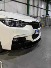 Load image into Gallery viewer, BMW 3 Series F30 Front Splitter & Side Skirts Kit, Gloss Black ABS Front Lip/Side Skirt Extensions – UK Made (2012–2018)