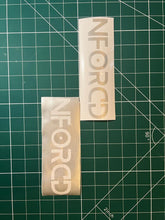 Load image into Gallery viewer, Official NFORCD Vinyl Car Sticker/Decal (18.5 x 7 cm) – Logo for Windows & Bodywork – Multiple Colours, Mirrored Inside-Glass Option – Easy-Apply Transfer Film – Performance, Tuning & Motorsport – UK Postage Included – Custom Sizes