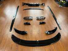 Load image into Gallery viewer, BMW 4 Series F32 Coupe 2012-2019 Gloss Black Front Lip Splitter & Side Skirts Kit | ABS | UK Made (Fits 430i 430d 435i 435d 440i)