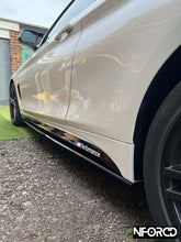 Load image into Gallery viewer, BMW 4 Series F32 Coupe 2012-2019 Gloss Black Front Lip Splitter & Side Skirts Kit | ABS | UK Made (Fits 430i 430d 435i 435d 440i)