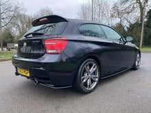 Load image into Gallery viewer, BMW 1 Series M135i Pre-Facelift Pre-LCI (F20/F21) Full Body Kit - Splitter, Side Skirts, Rear Spats, Rear Diffuser, Gloss Black Spoiler & Kidney Grilles, M Performance Style Mirror Covers - Direct Fit, No Paint, UK