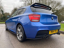 Load image into Gallery viewer, BMW 1 Series M135i Pre-Facelift Pre-LCI (F20/F21) Full Body Kit - Splitter, Side Skirts, Rear Spats, Rear Diffuser, Gloss Black Spoiler & Kidney Grilles, M Performance Style Mirror Covers - Direct Fit, No Paint, UK