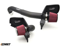 Load image into Gallery viewer, MST Performance 4 Inch Cold Air Intake Induction Kit for BMW M3 G80 & M4 G82 Competition (S58 3.0T, 2021+) High-Flow Pipe, Black Heat Shield, Dry Pleated Filter, Bolt-On, Dyno-Proven 12-14 BHP Gains