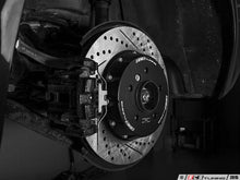 Load image into Gallery viewer, ECS Tuning 2-Piece Lightweight Rear Brake Rotors (Pair) 336x22mm - Direct Bolt-On, Cross-Drilled & Slotted, Semi-Floating - Fits BMW E9x (E90/E92/E93 335i 335d 330i) and E84 X1 xDrive35i