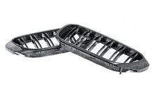 Load image into Gallery viewer, AUTOID BMW 5 Series G30 (2016+) & F90 M5 (2017+) Carbon Fibre (Carbon Fiber) Double Slat Kidney Grilles – OEM+ 2x2 Weave, UV Gloss | Fits 518d, 530e, M550i xDrive